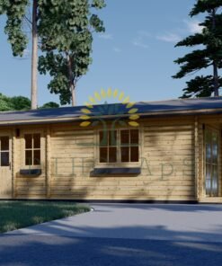 Fritidshus LINCOLN (66 mm), 6×12 m, 72 m²