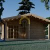 Fritidshus LINCOLN (66 mm), 6×12 m, 72 m²