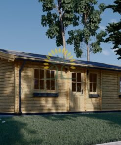Fritidshus LINCOLN (66 mm), 6×12 m, 72 m²