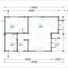 Fritidshus MEGAN (66 mm), 60 m²
