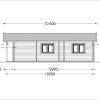 Fritidshus MEGAN (66 mm), 60 m²