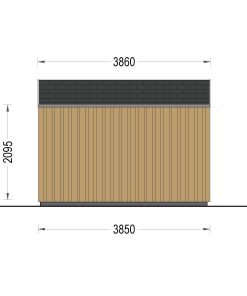 Friggebod PIA 12 m² (34 mm + 19 mm träbeklädnad)