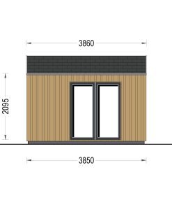 Friggebod PIA 12 m² (34 mm + 19 mm träbeklädnad)