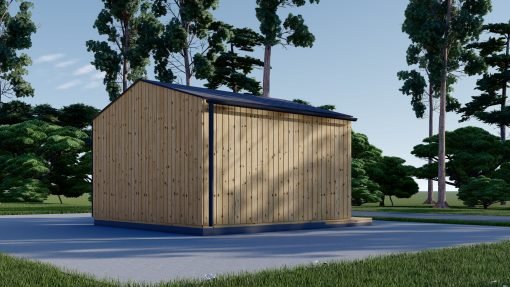 Friggebod PIA 12 m² (34 mm + 19 mm träbeklädnad)