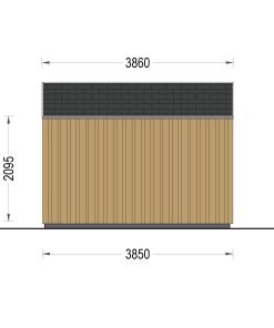 Friggebod PIA 15 m² (34 mm + 19 mm träbeklädnad)