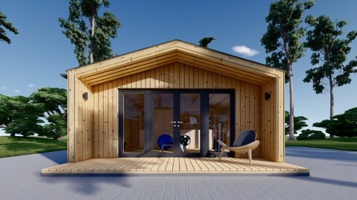 Friggebod PIA 25 m² (34 mm + 19 mm träbeklädnad)