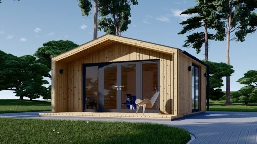 Friggebod PIA 25 m² (34 mm + 19 mm träbeklädnad)