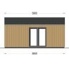 Friggebod PIA 25 m² (34 mm + 19 mm träbeklädnad)