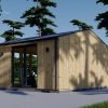 Friggebod PIA 25 m² (34 mm + 19 mm träbeklädnad)