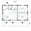 Fritidshus SELENE 63 m² (44 mm + träbeklädnad)