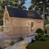 Attefallshus med loft Scandi 3,7 m x 5,4 m 44mm