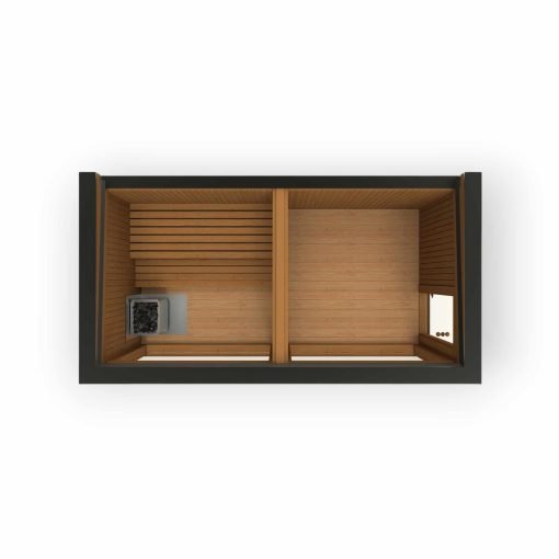 Lyxig bastu 2.3 m x 5.4 m