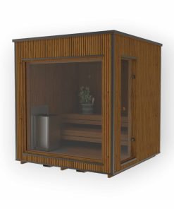 Lyxig bastu 2.3 m x 2.3 m