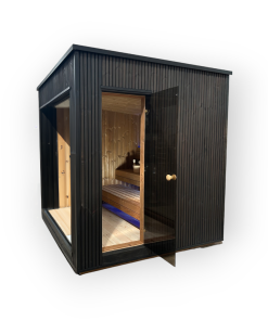 Lyxig bastu 2.3 m x 2.3 m