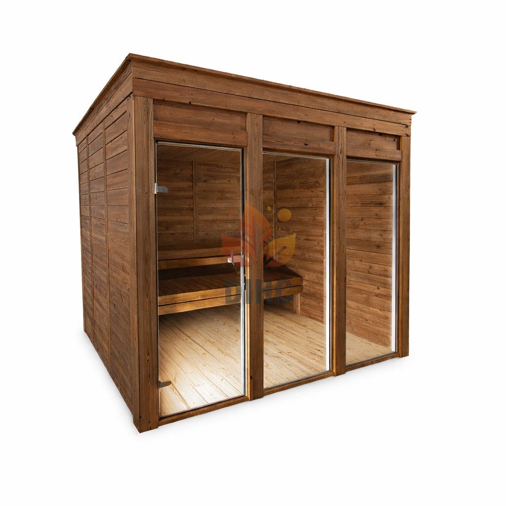 Eco sauna 2.4 x 2.4 m