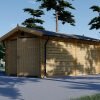 Trä garage (3.20 x 5.20), 44mm