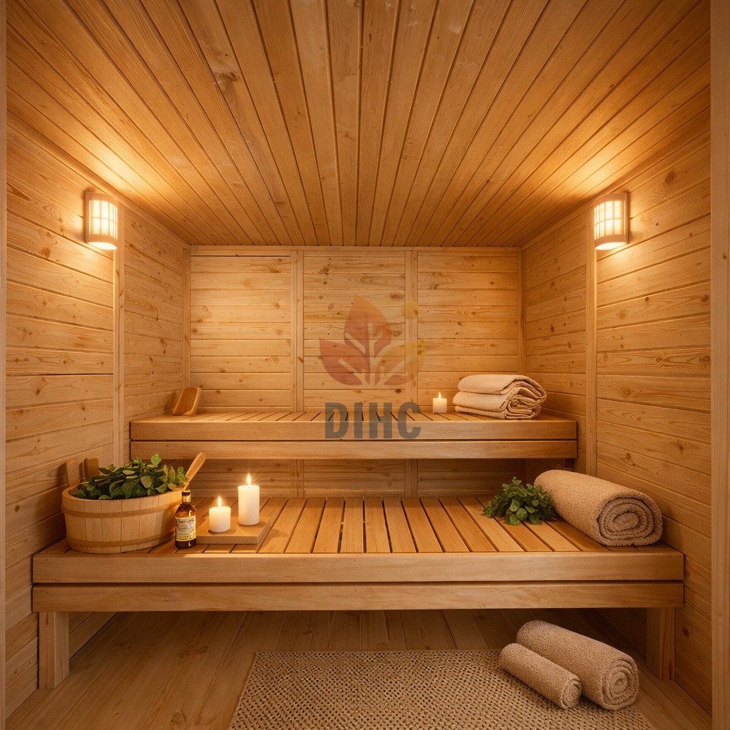 Eco sauna 2.4 x 2.4 m