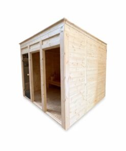 Eco sauna 2.4 x 2.4 m