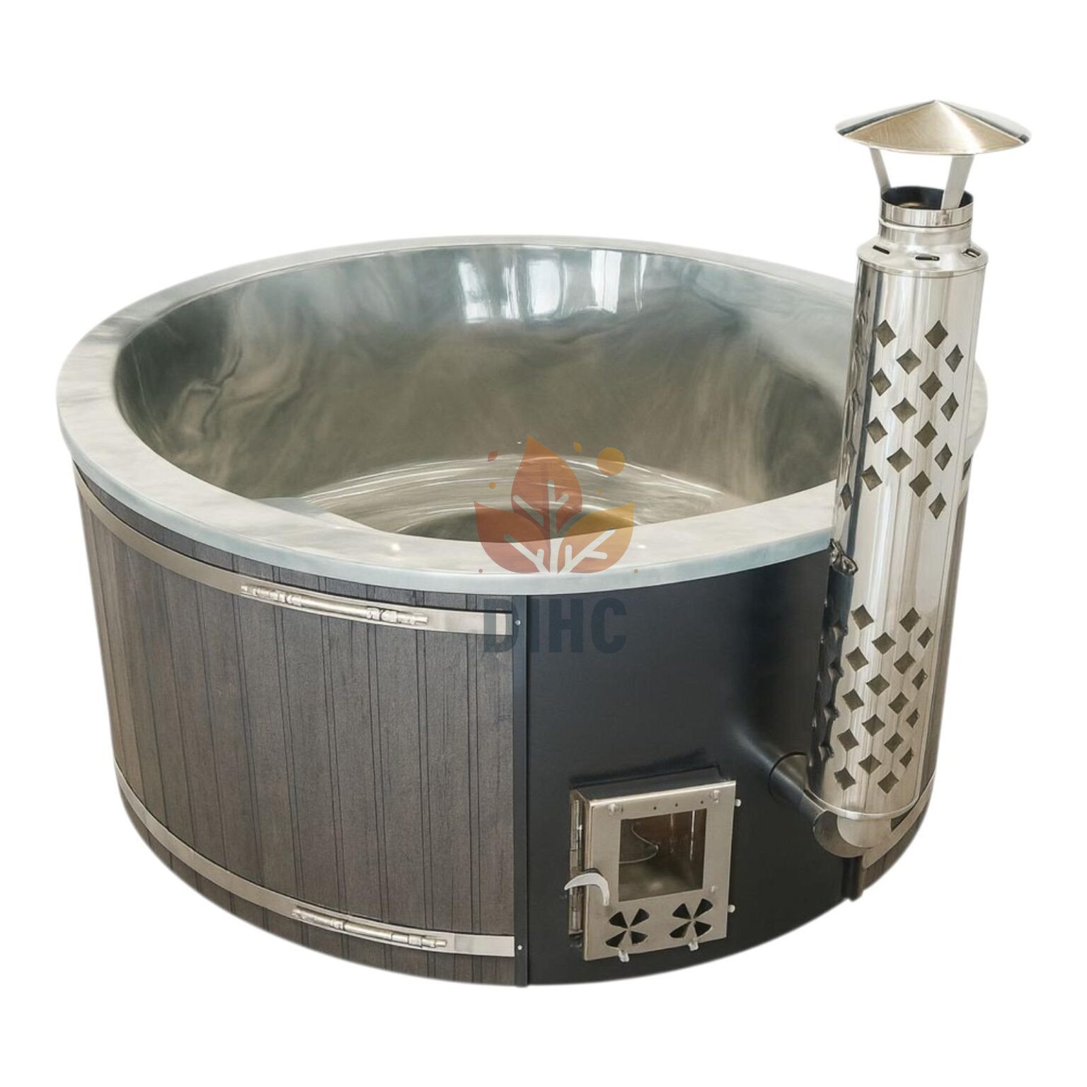 Badtunna med akrylinsats Ø1.8 / Ø2 m