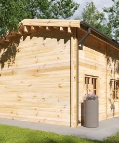 Garage för Camper (44 mm), 4×8 m, 32 m²