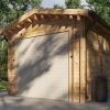 Garage för Camper (44 mm), 4×8 m, 32 m²