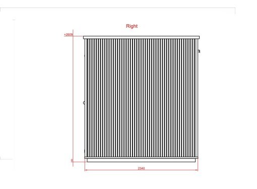 Lyxig bastu 2.3m x 3.4m