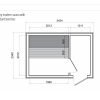 Lyxig bastu 2.3m x 3.4m