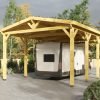 Carport för husvagn (10.4m x 5.4 m x 4.1 m)