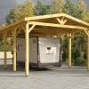 Carport för husvagn (10.4m x 5.4 m x 4.1 m)