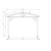 Carport för husvagn (10.4m x 5.4 m x 4.1 m)