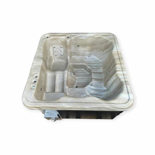 Jacuzzi med akrylinsats 2,2 m x 2,2 m
