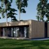 Litet trähus KAYA 1 (44 mm + träbeklädnad), 48 m²