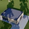 Litet trähus KAYA 1 (44 mm + träbeklädnad), 48 m²