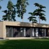 Midi - trähus KAYA 2 (44 mm + träbeklädnad), 64 m²