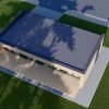 Midi - trähus KAYA 2 (44 mm + träbeklädnad), 64 m²