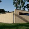 Dubbelgarage med förråd SILVIA DUO F PLUS (34 mm + träbeklädnad), 8×6 m, 48 m²