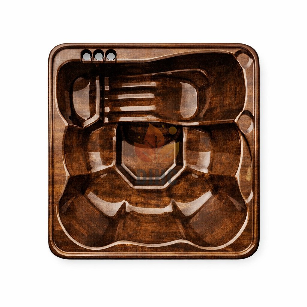 Jacuzzi med akrylinsats 2,2 m x 2,2 m - Bild 9