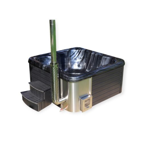Jacuzzi med akrylinsats 2,2 m x 2,2 m