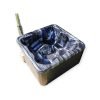 Jacuzzi med akrylinsats 2,2 m x 2,2 m