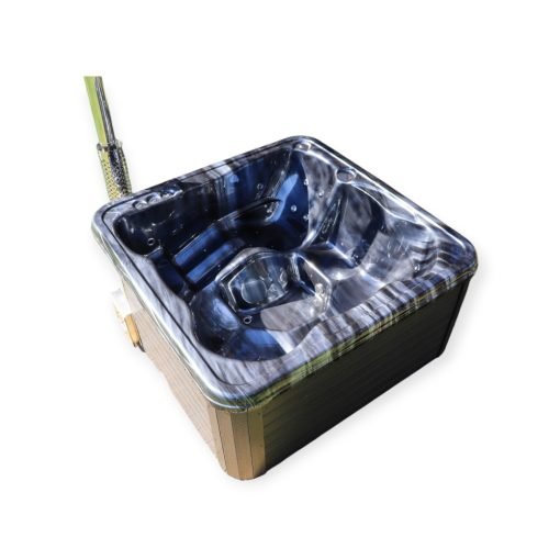 Jacuzzi med akrylinsats 2,2 m x 2,2 m