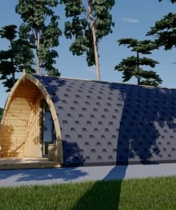 Trähytte BRETA (44 mm), 4×6 m, 24 m²