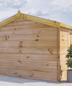 Träkiosk 6 m² (4×4), 44 mm