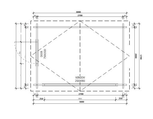 Kiosk 6 m² (3×2), 44mm - Bild 4