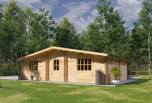 Fritidshus Glenwood 60 m² (10 x 6 m), 44 mm