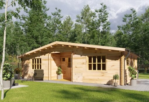 Fritidshus Glenwood 60 m² (10 x 6 m), 44 mm