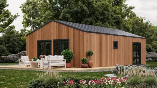 Isolerad Trähus Kaia 9.34 × 6.14 m