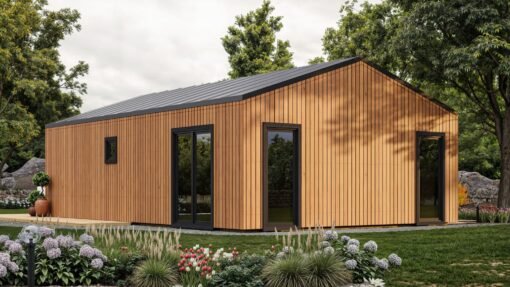 Isolerad Trähus Kaia 9.34 × 6.14 m