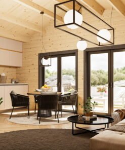 Isolerad Trähus Kaia 9.34 × 6.14 m