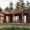 Isolerat modernt hus Luni 7,14 × 10,14 m