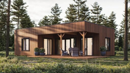 Isolerat modernt hus Luni 7,14 × 10,14 m